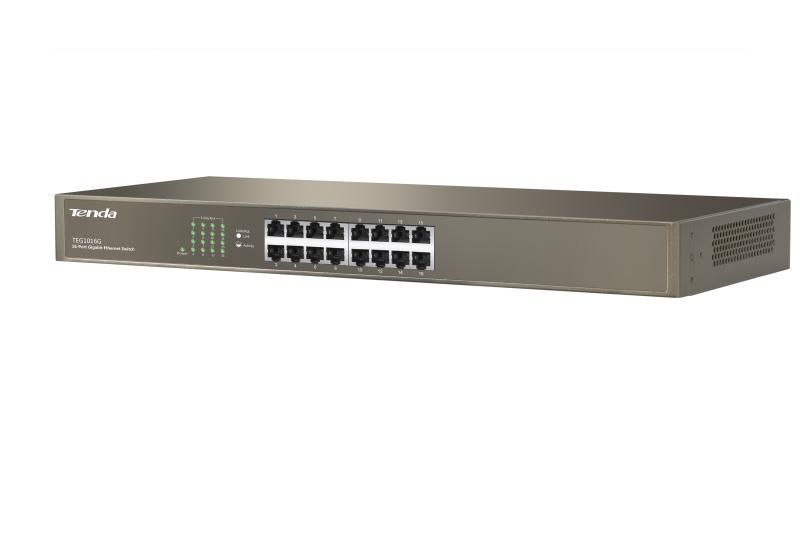 Switch Tenda TEG1016G, 16 port, 10/100/1000 Mbps - imagine 6
