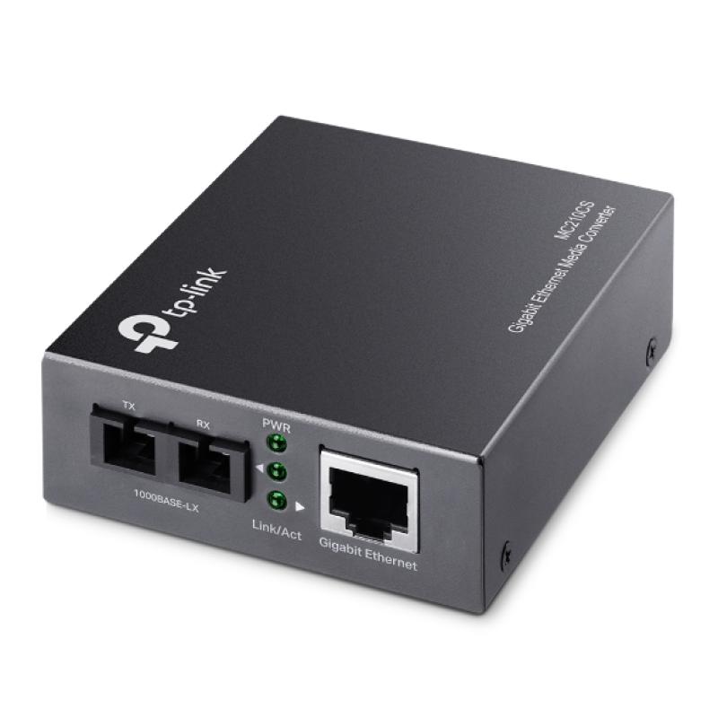 "Omada 10/100/1000 Mbps RJ45 to 1000 Mbps Single-Mode SC Fiber - imagine 4