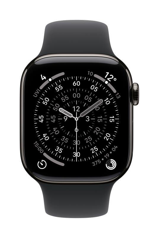 Apple Watch 42mm Sport Band: Black Sport Band - M/L