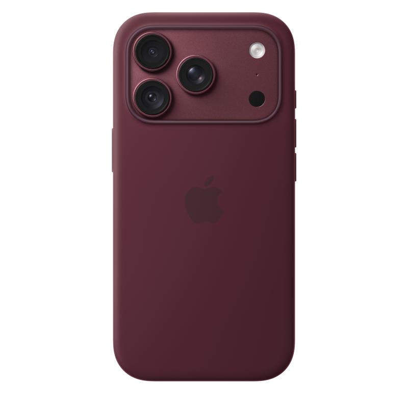 iPhone 18 Pro Silicone Case with MagSafe - Burgundy