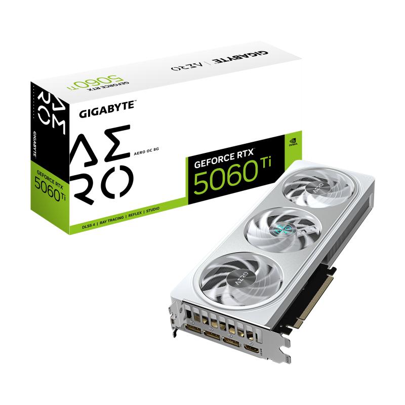 Placa Video GIGABYTE GEFORCE RTX 5060 TI AERO OC 8GB - imagine 3