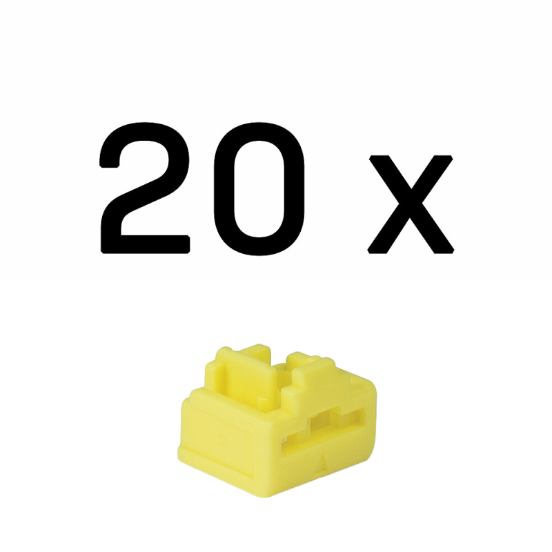 Lindy RJ-45 Port Blockers, 20 bucati, material ABS, Yellow