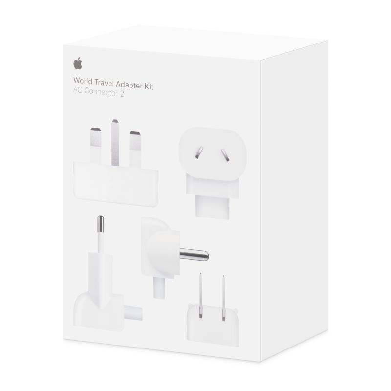Apple World Travel Adapter Kit five interchangeable AC plugs