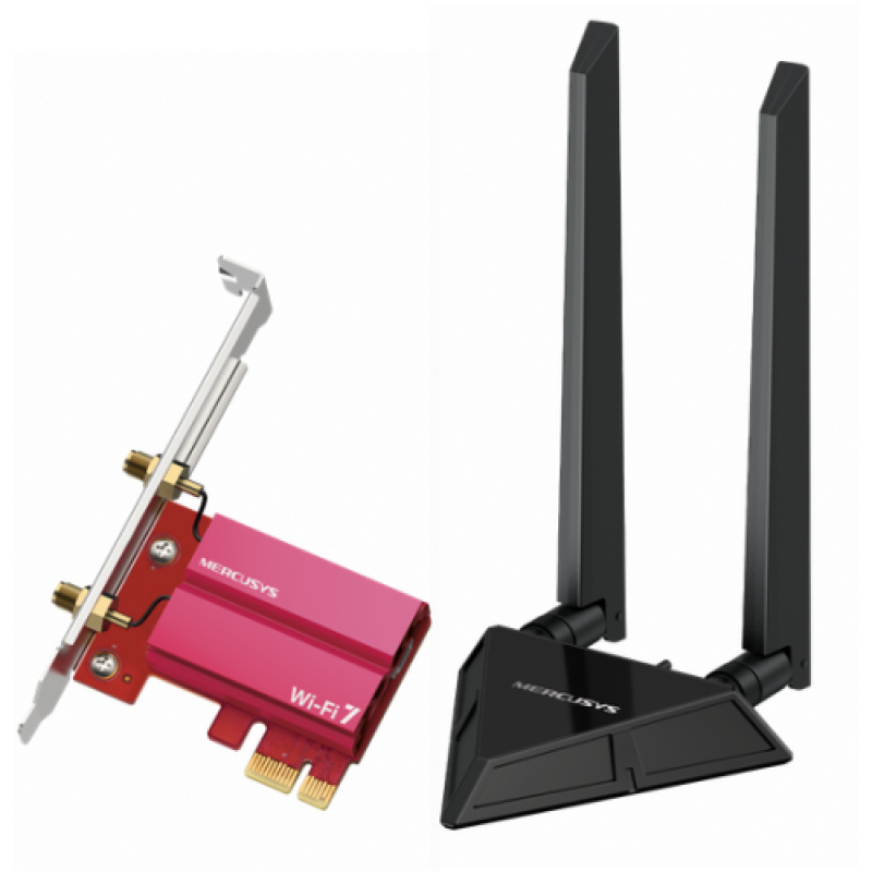 Adaptor Wireless MERCUSYS BE9300, WIFI 7, Mesh, Tri-Band