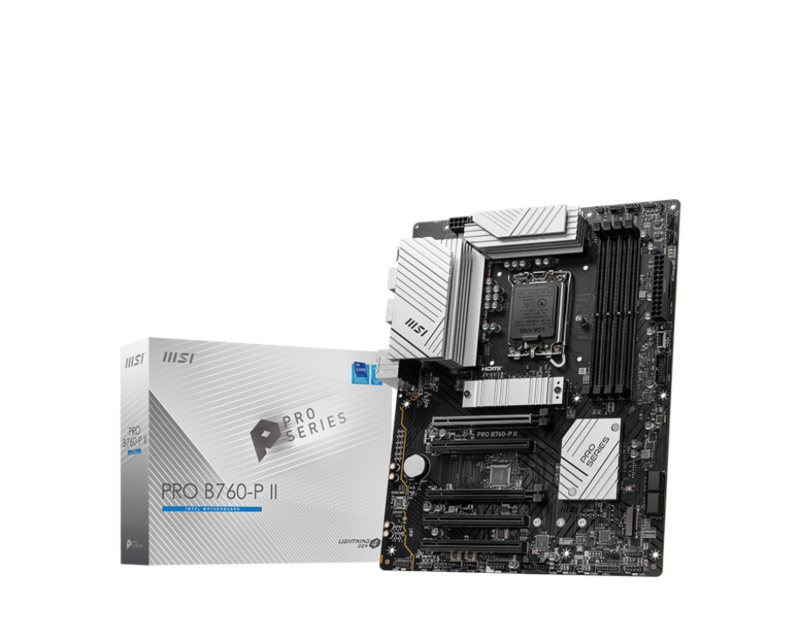 Placa de baza MSI PRO B760-P II, Socket 1700, DDR5,