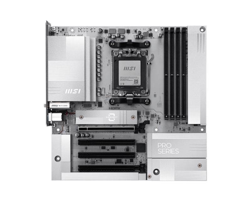 Placa de baza MSI AM5 PRO B850M-A WIFI PZ, Socket