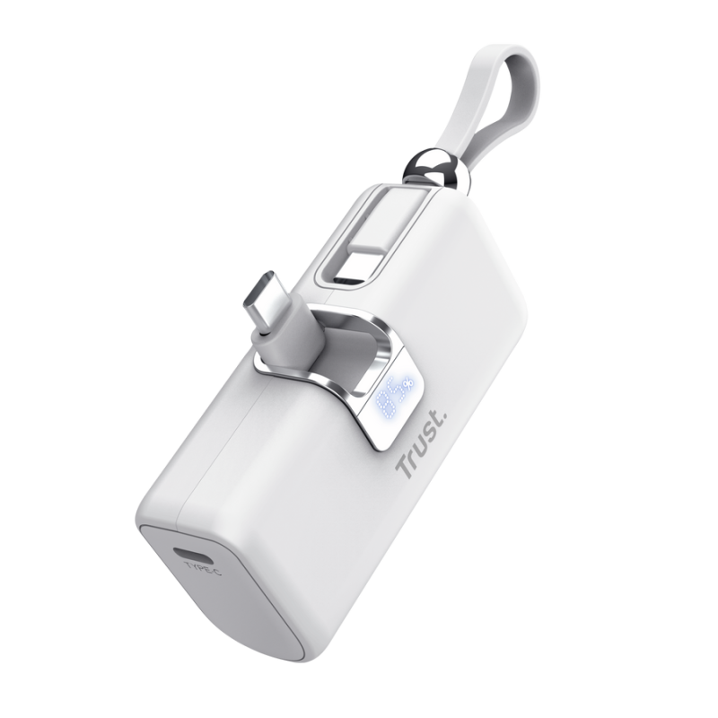 Pocket Powerbank Trust Pacto, capacitate 5000 mAh, timp reincarcare baterie