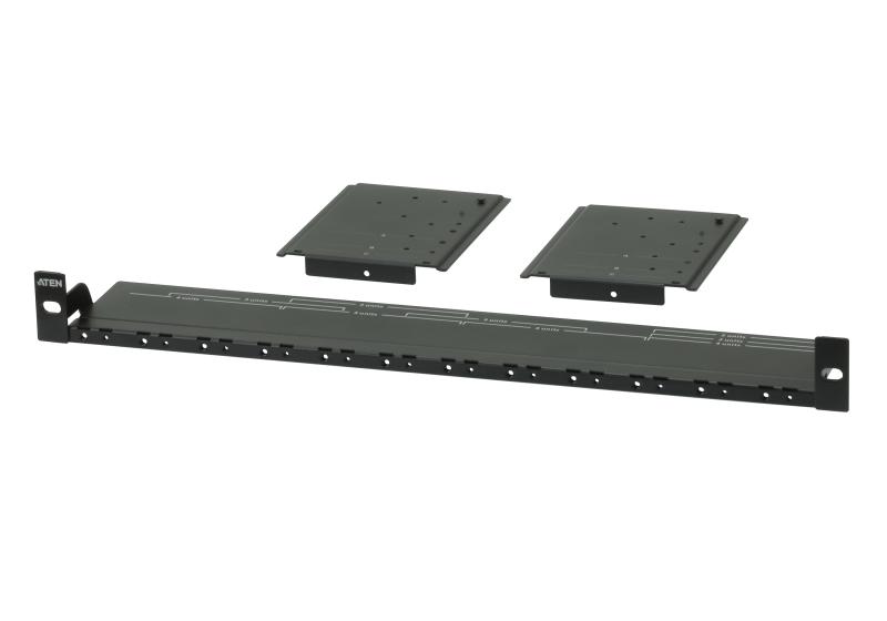 Rackmount kit video extender ATEN VE-RMK1U. Tipul: Placă montare, Culoarea