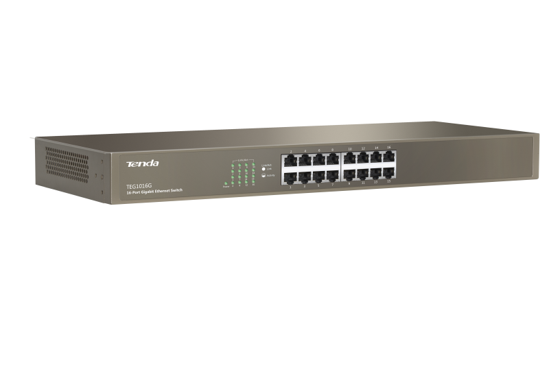 Switch Tenda TEG1016G, 16 port, 10/100/1000 Mbps - imagine 3