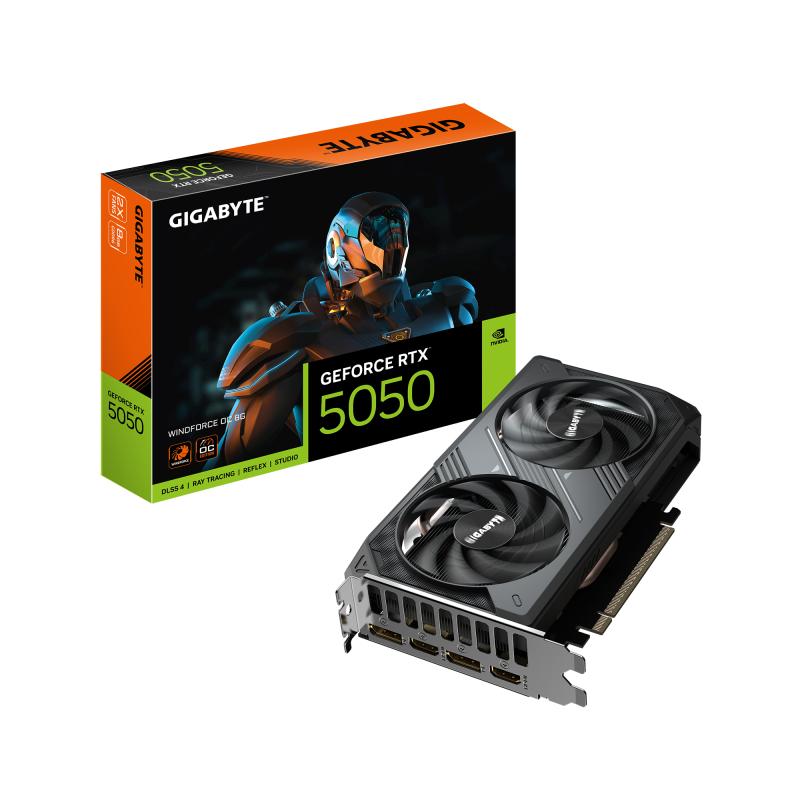 Placa Video GIGABYTE GEFORCE RTX 5050 WINDFORCE OC 8GB GDDR6 - imagine 3