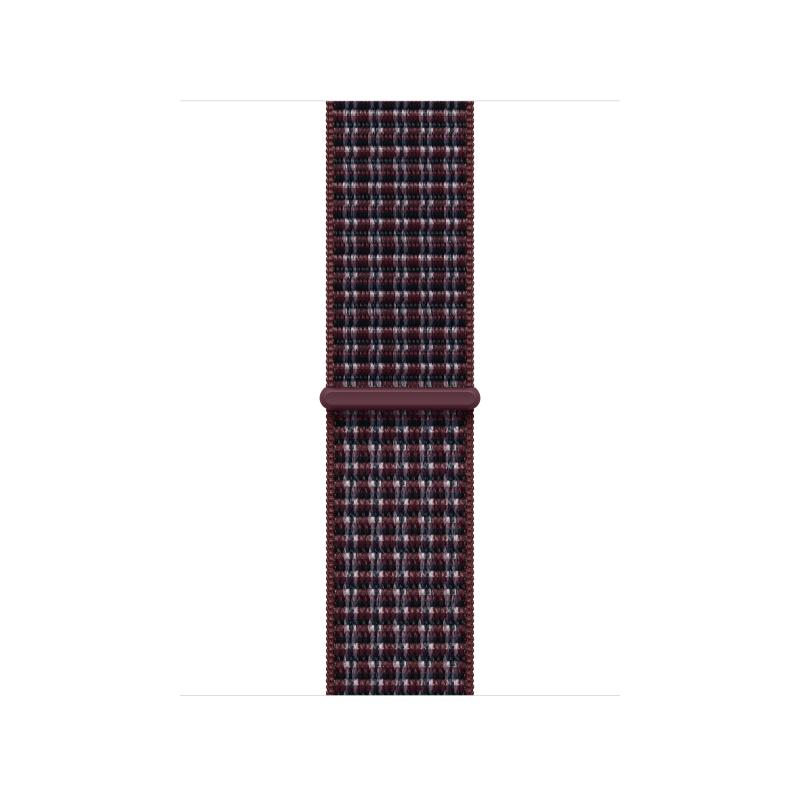 Curea pentru Apple Watch 40mm Burgundy Plaid Sport Loop