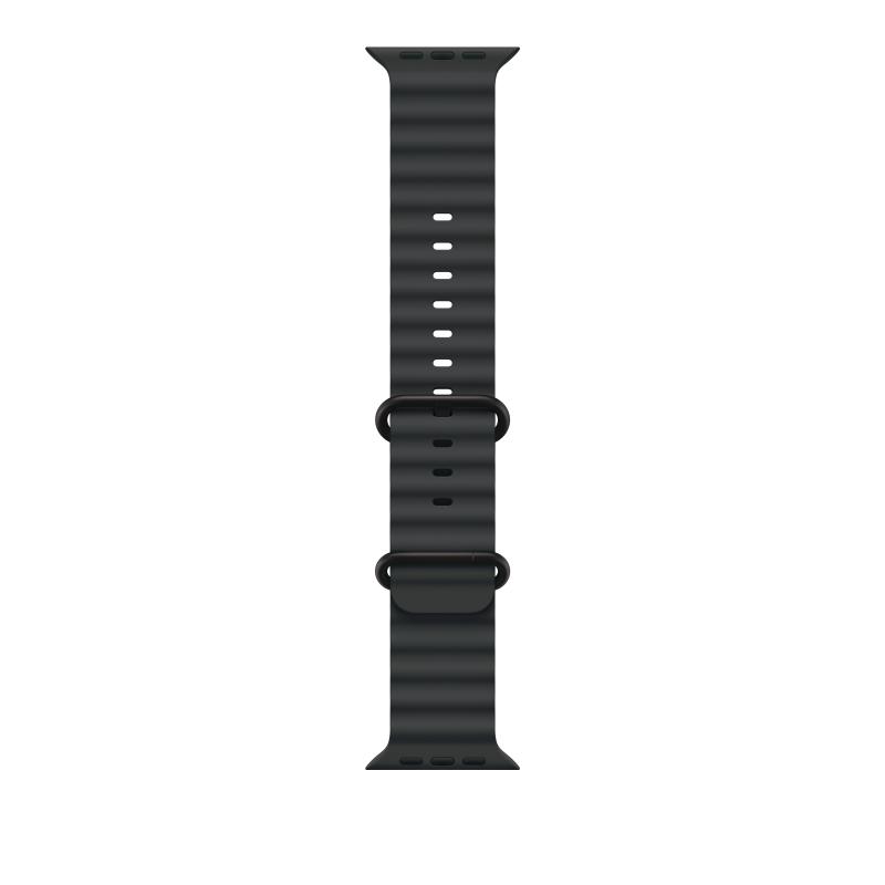 Apple Watch 49mm Black Ocean Band - Black Titanium Finish
