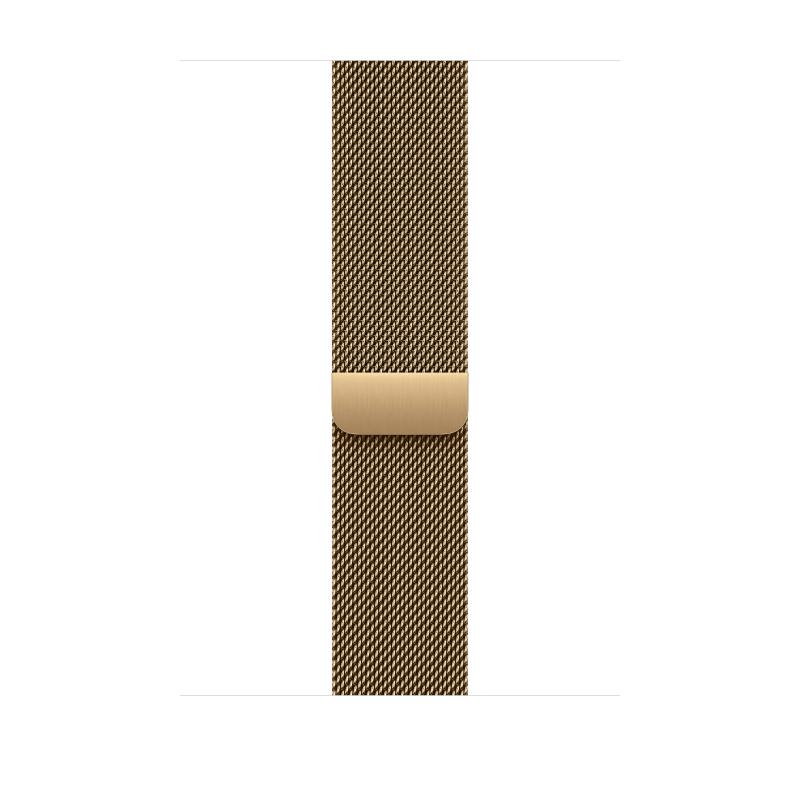 Curea pentru Apple Watch 46mm Radiant Gold Milanese Loop -