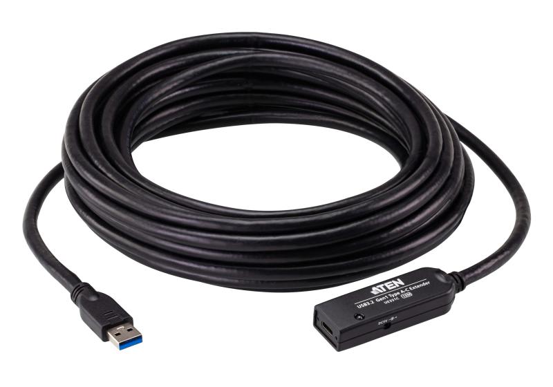 Extender ATEN UE331C-AT-G. Lungime cablu: 10 m. Conector 1: USB