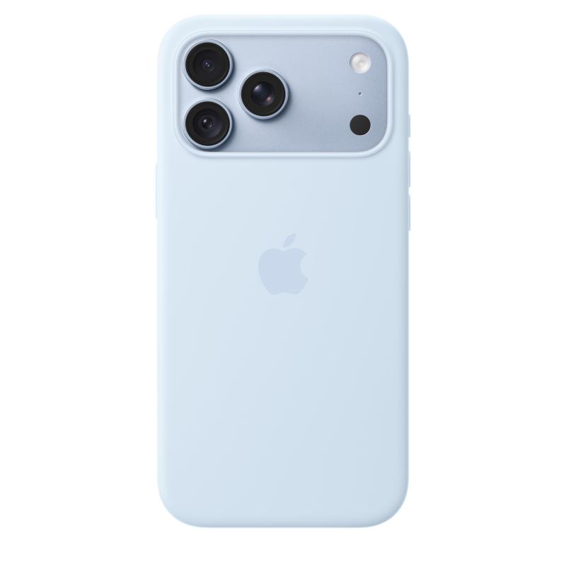 iPhone 18 Pro Max Silicone Case with MagSafe - Crisp Blue