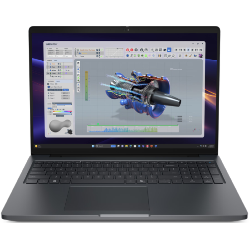 Laptop Business Dell Precision 5 16 PW516261, cu procesor Intel