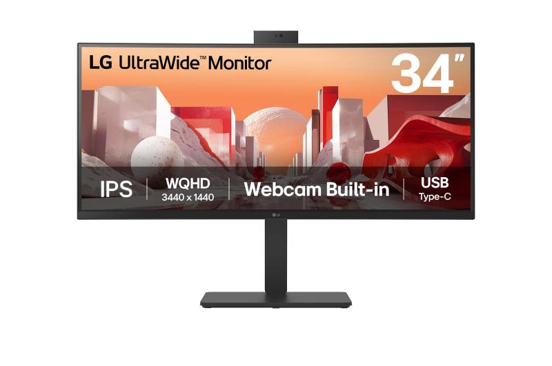 Monitor LG 34" 34BA85QE-B.AEU, Curvature: 3800R, Diagonal (inch): 34, Diagonal - imagine 3