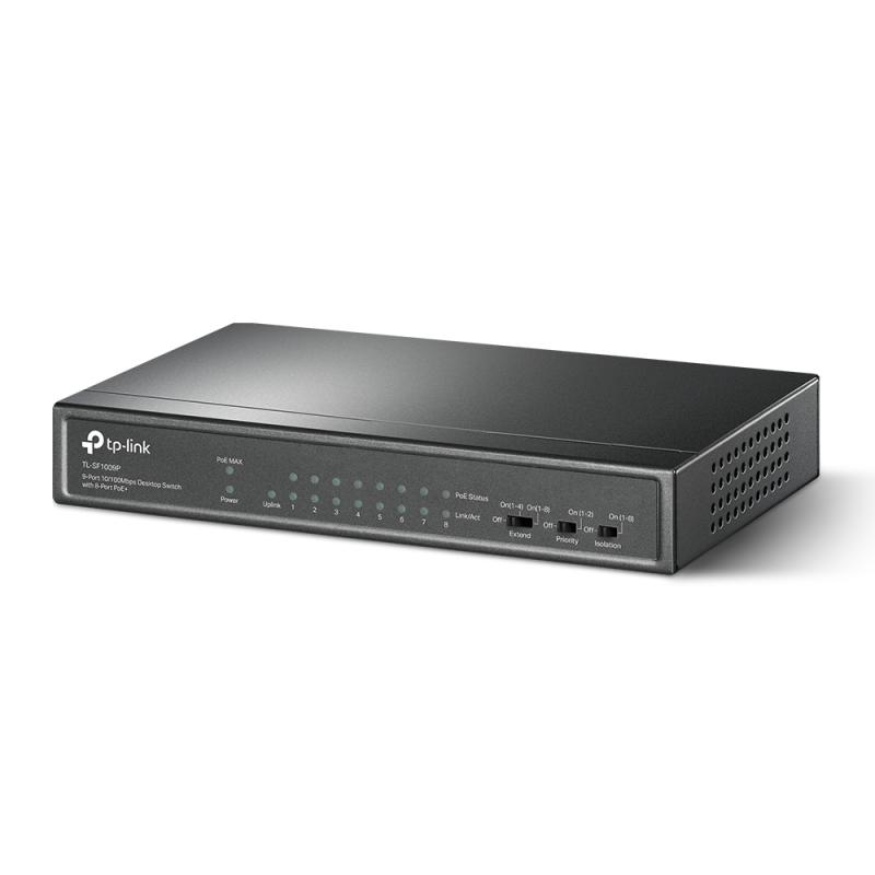 Switch TP-Link TL-SF1009P, 9 port, 10/100 Mbps - imagine 5
