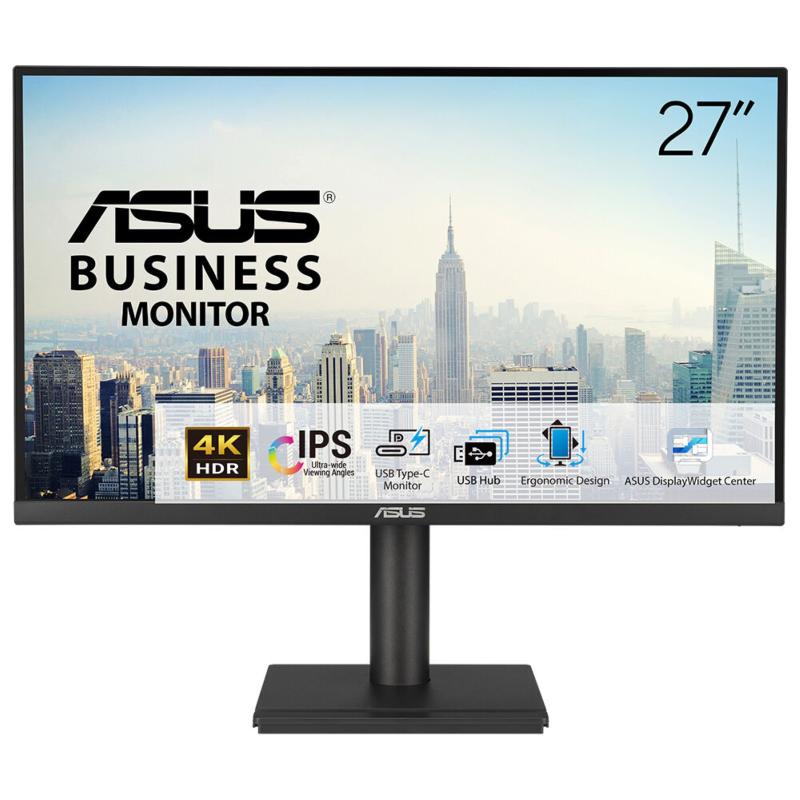 Monitor Consumer ASUS VA27UCPS, 27", 3840 x 2160 pixeli, Black,