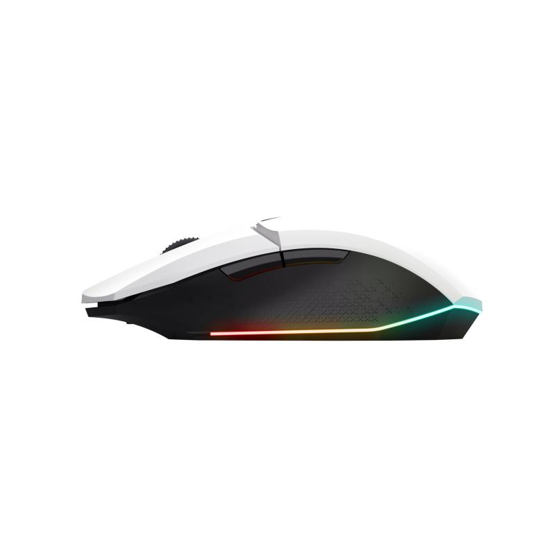 Mouse Trust GXT110W Felox cu fir,  4800 DPI, alb - imagine 11
