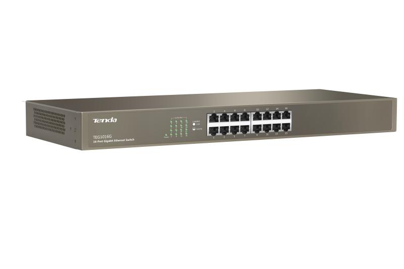 Switch Tenda TEG1016G, 16 port, 10/100/1000 Mbps - imagine 4