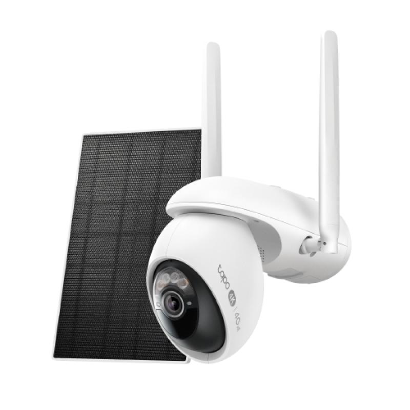 Solar-Powered Pan/Tilt Wi-Fi/4G LTE Security Camera Kit TP Link, 1/2.7"