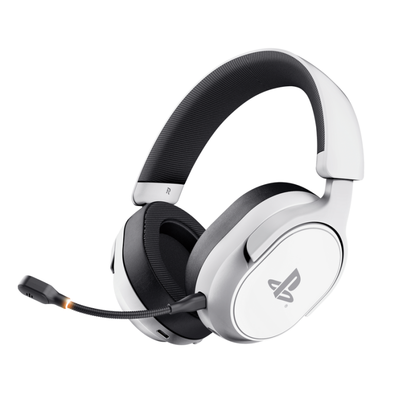 Casti Gaming Head-band Trust GXT 499 Forta, Wireless/Wired, Alb