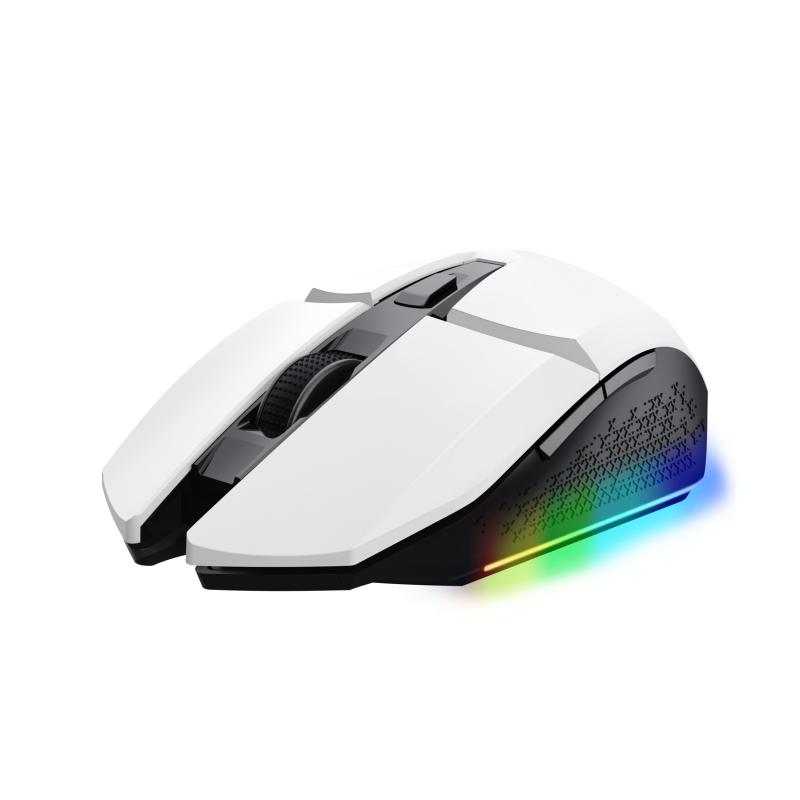 Mouse Trust GXT110W Felox cu fir,  4800 DPI, alb - imagine 7