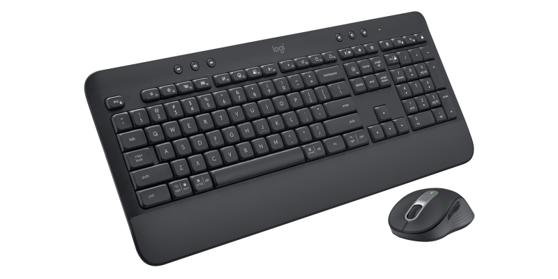 Tastatura Wireless Logitech Signature MK650 Combo for Business, Gri
