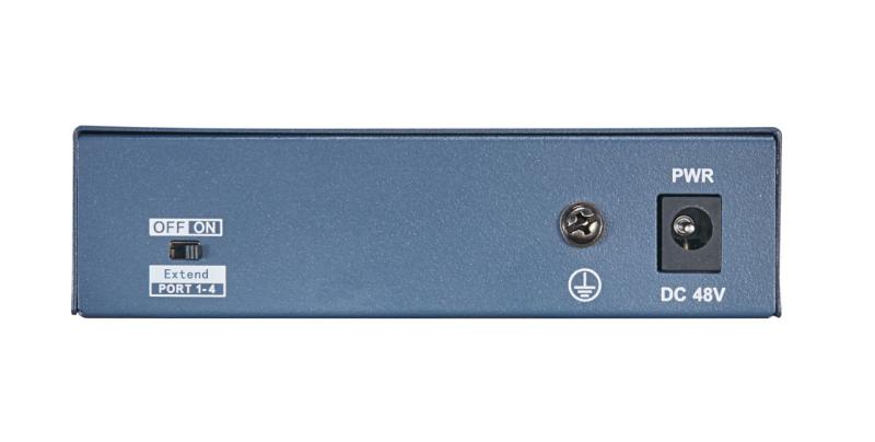 Switch Hikvision DS-3E0105P-E(B), 4-port, PoE - imagine 6
