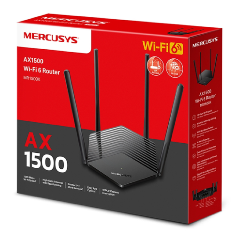 Router wireless TP-LINK MR1500X, WIFI 6, Mesh, Dual Band