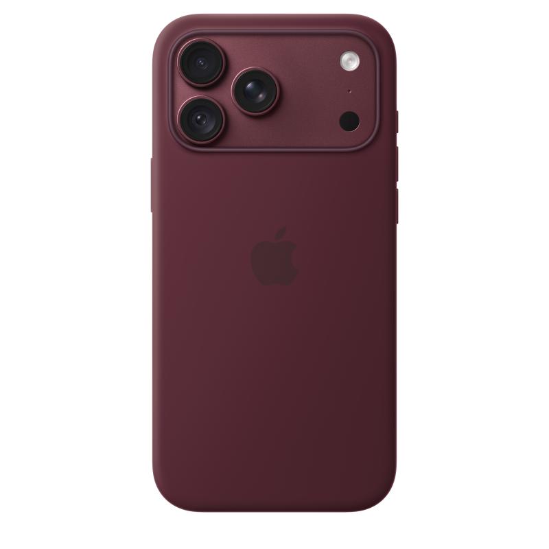 iPhone 18 Pro Max Silicone Case with MagSafe - Burgundy