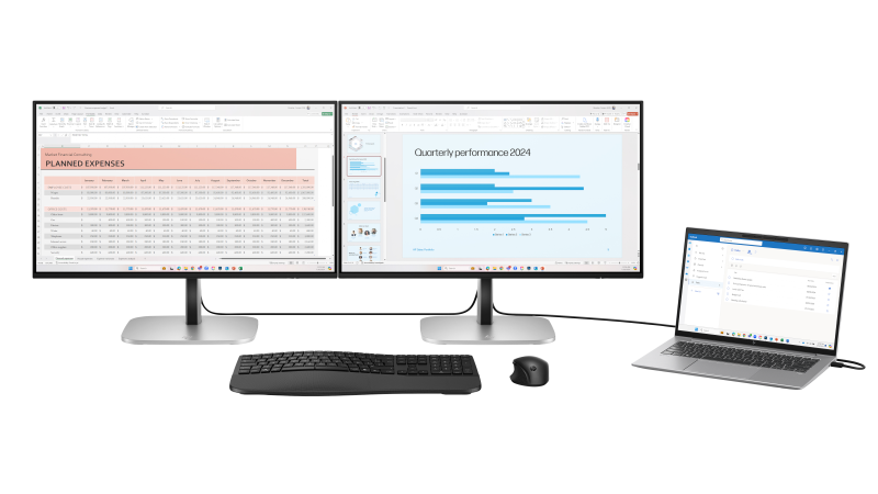 Monitor Consumer HP Series 5 Pro 524pu, 23.8", 1920 x