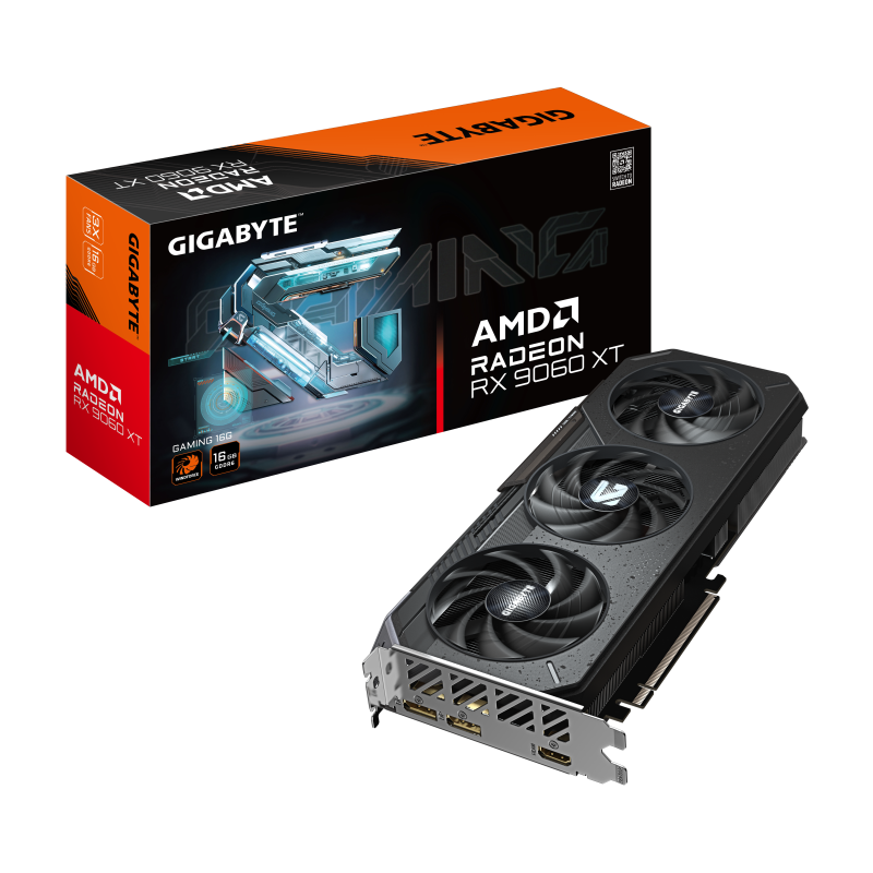 Placa video Gigabyte Radeon RX 9060 XT GAMING, 16GB GDDR6,