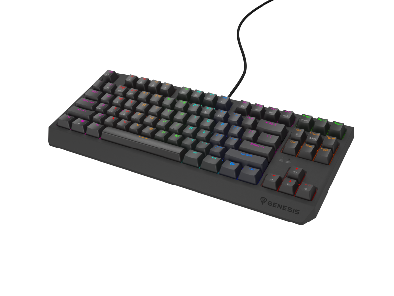 Tastatura Mecanica Gaming Genesis Thor 230 TKL Lite, RGB, USB,