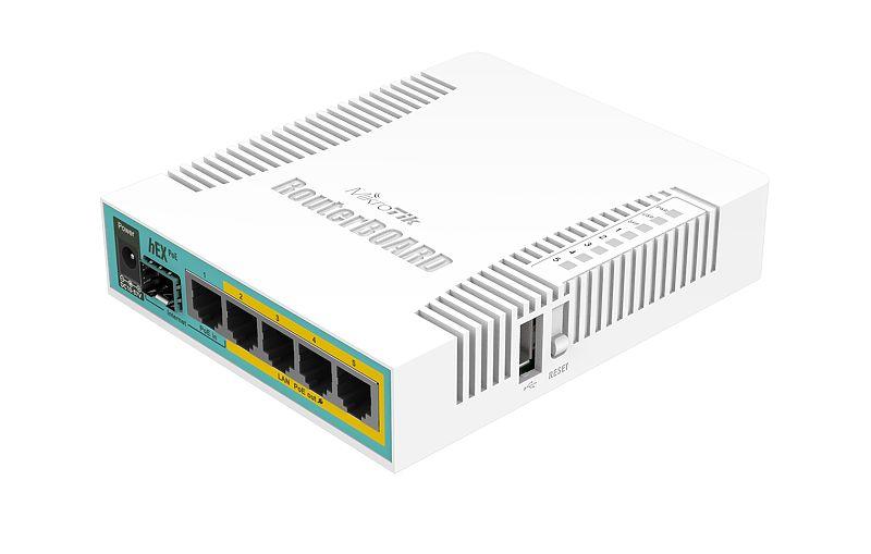 Mikrotik 5-Port Gigabit Ethernet router, RB960PGS, 5* 10/100/1000Ethernet ports, 1* - imagine 6