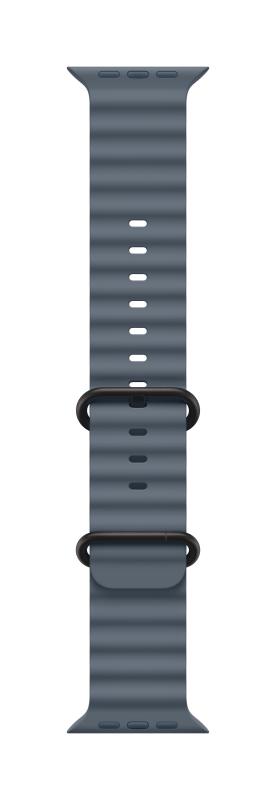 Apple Watch 49mm Anchor Blue Ocean Band - Black Titanium Finish