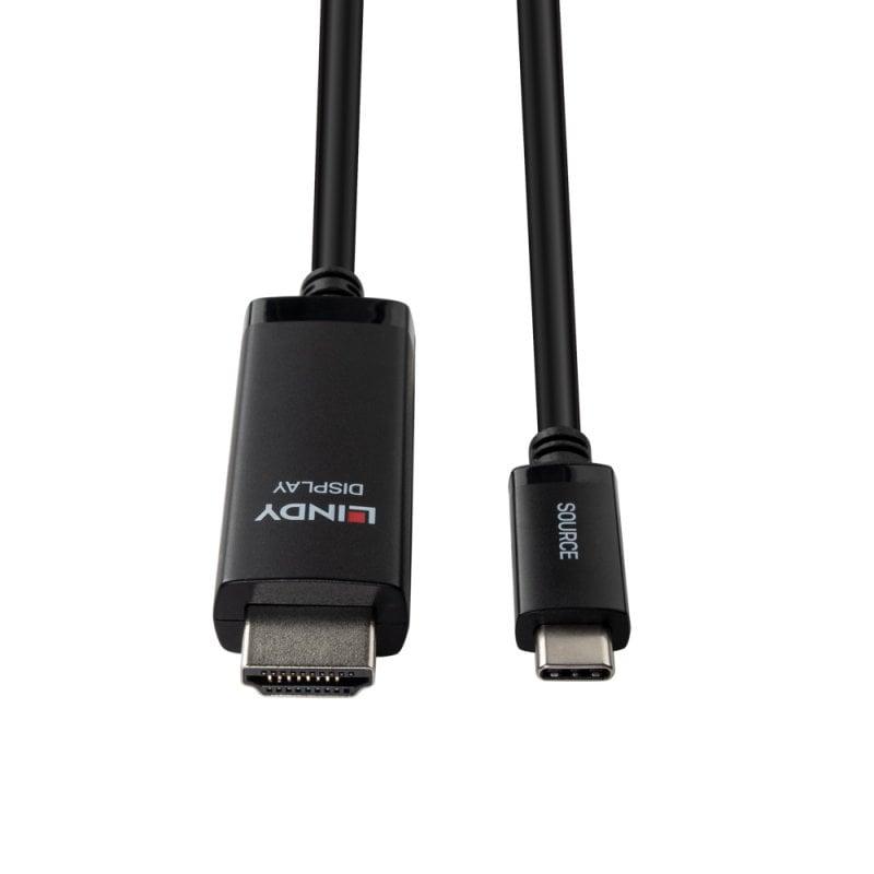 Cablu adaptor Lindy USB C to HDMI 8K60, lungime cablu