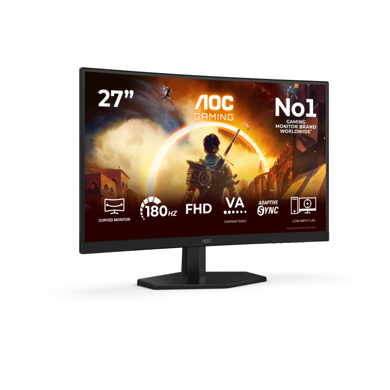 Monitor Gaming AOC C27G42FE, 27", 1920 x 1080 pixeli, Black,