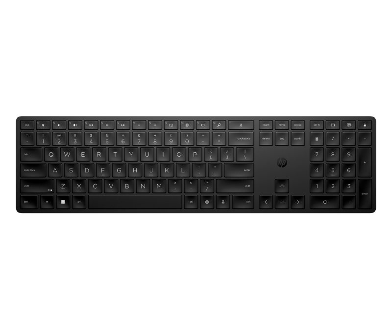 Tastatura HP 455 Programmable Wireless Keyboard, Wireless, negru
