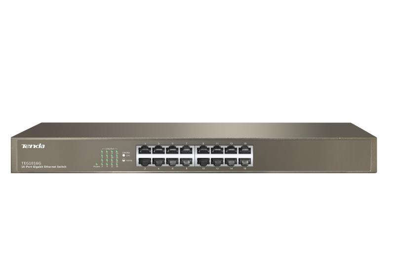 Switch Tenda TEG1016G, 16 port, 10/100/1000 Mbps - imagine 5