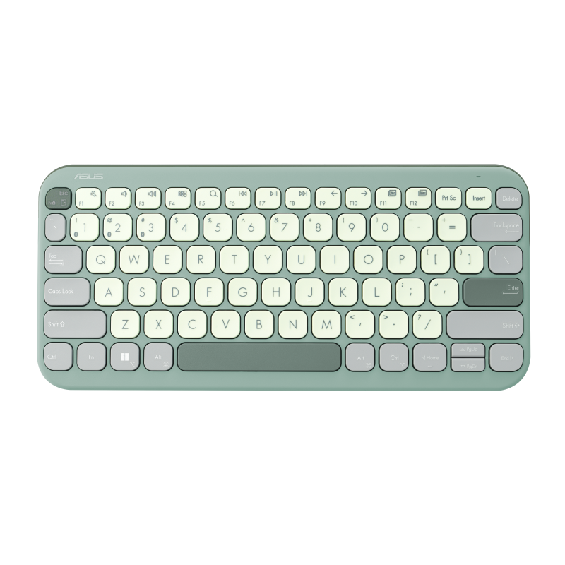 Tastatura wireless ASUS KW100, Culoare: Green Tea Latte, Greutate: 0.374 - imagine 3