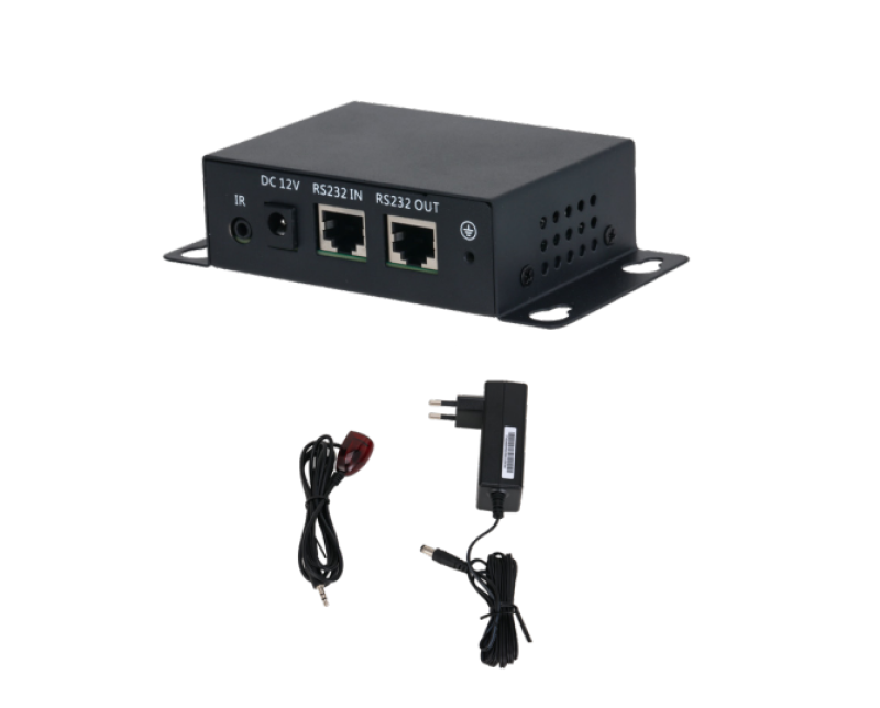 Adaptor IR-RS232 Dahua, max 16 ecrane; Conectivitate: IR(3.5mm)×1, RS232 in×1,