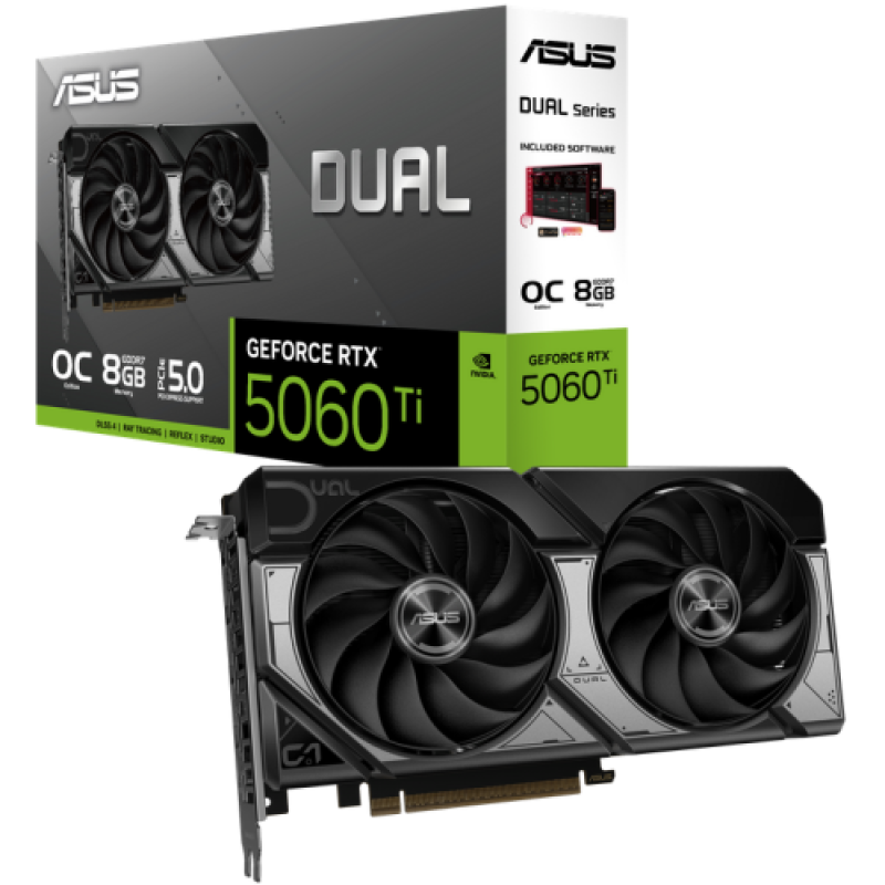 Placa video ASUS GeForce RTX 5060 Ti, 8GB GDDR7, PCI