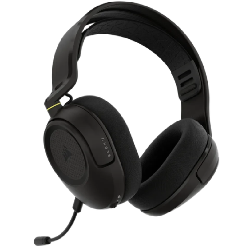 Casti Gaming Over-ear CORSAIR HS35 v3, Wireless/Wired, Negru