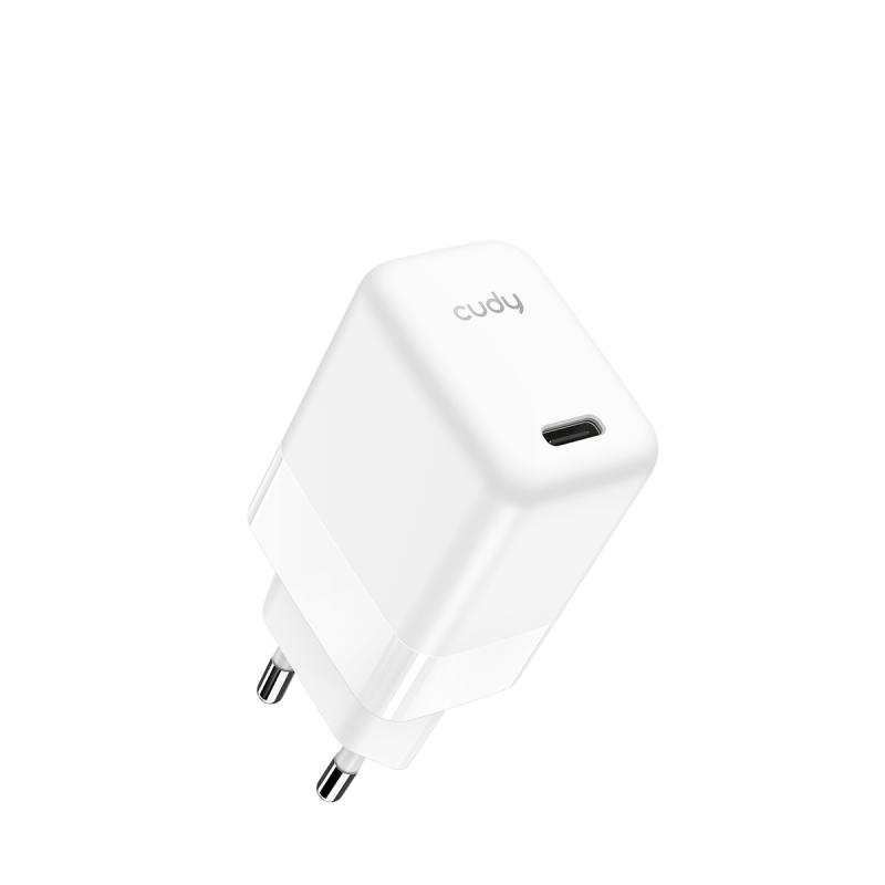 CUDY 30W USB-C Charger, GaN, 1 USB-C port, QC+PD 3.0, - imagine 3