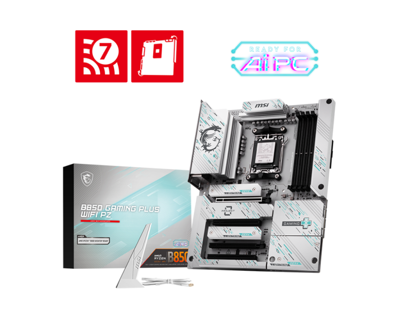 Placa de baza MSI B850 GAMING PLUS WIFI PZ, Socket