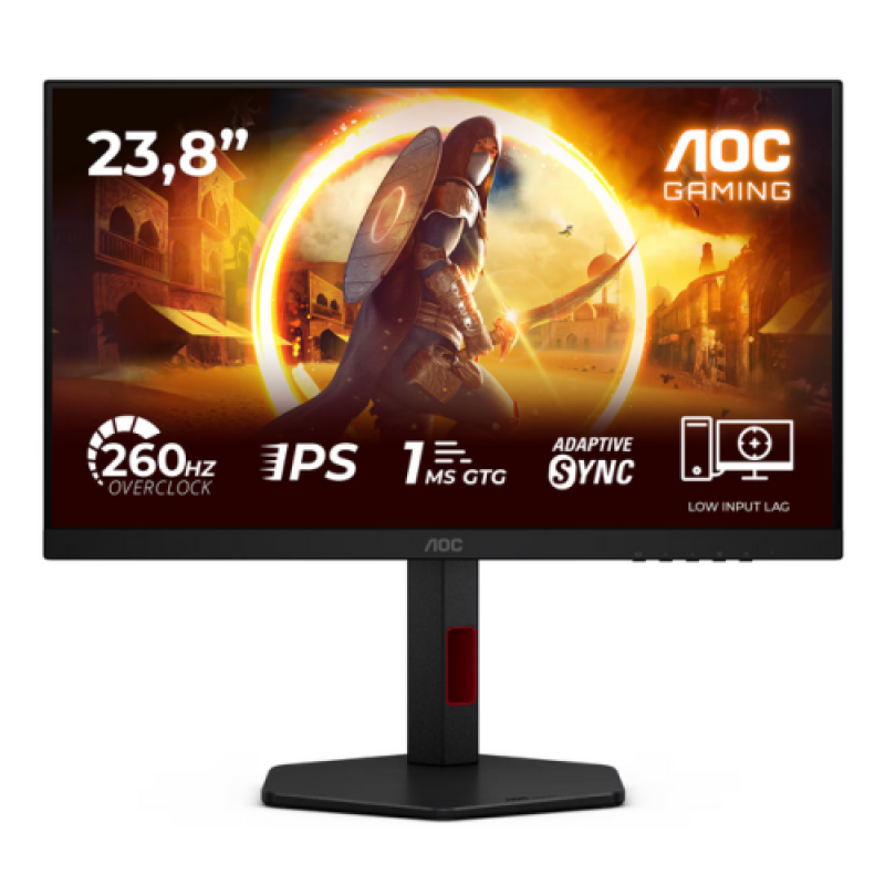Monitor Gaming AOC 24G4ZR, 23.8", 1920 x 1080 pixeli, Black,