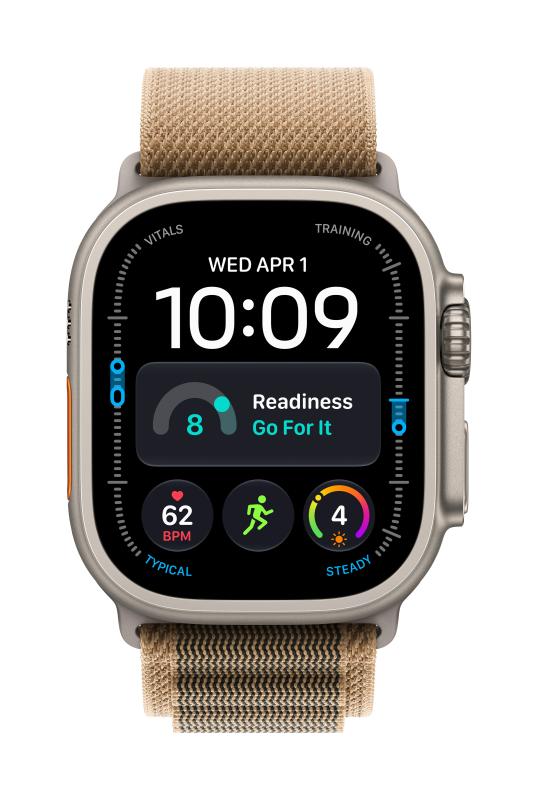 Apple Watch Ultra 4 GPS + Cellular 49mm Natural Titanium