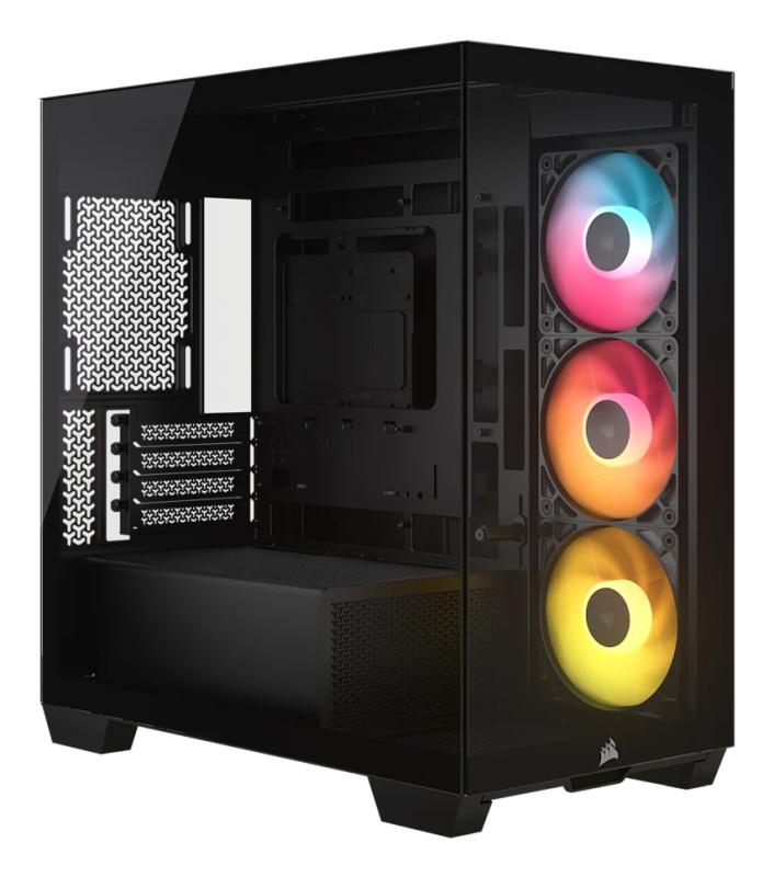 Carcasa CORSAIR 2800X RS-R ARGB, Micro Tower, Black